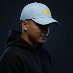 Three Stars & Sun Script Hat