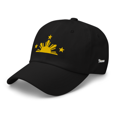 Three Stars & Sun Script Hat
