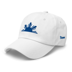 BLUE HALF-SUN Hat - White