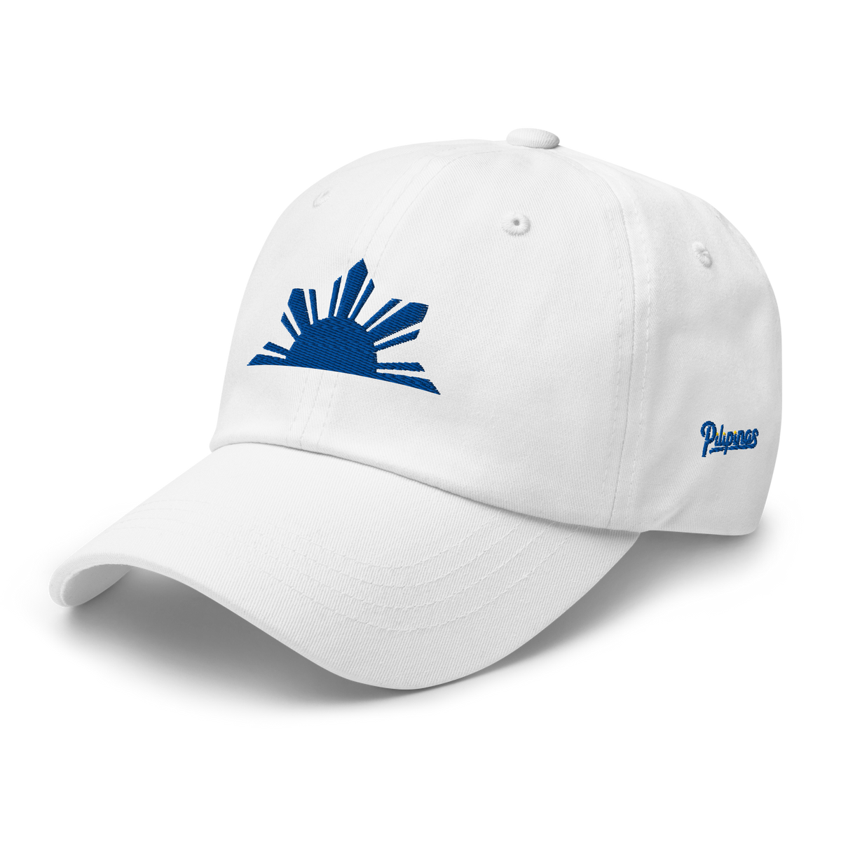 BLUE HALF-SUN Hat - White