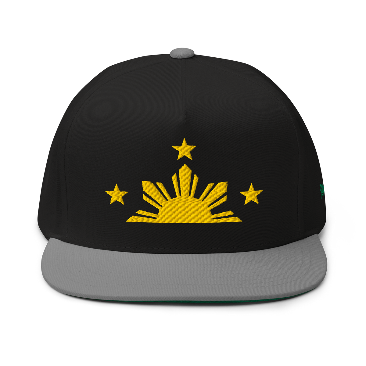 Three Stars & Half-Sun + Script Flat Bill