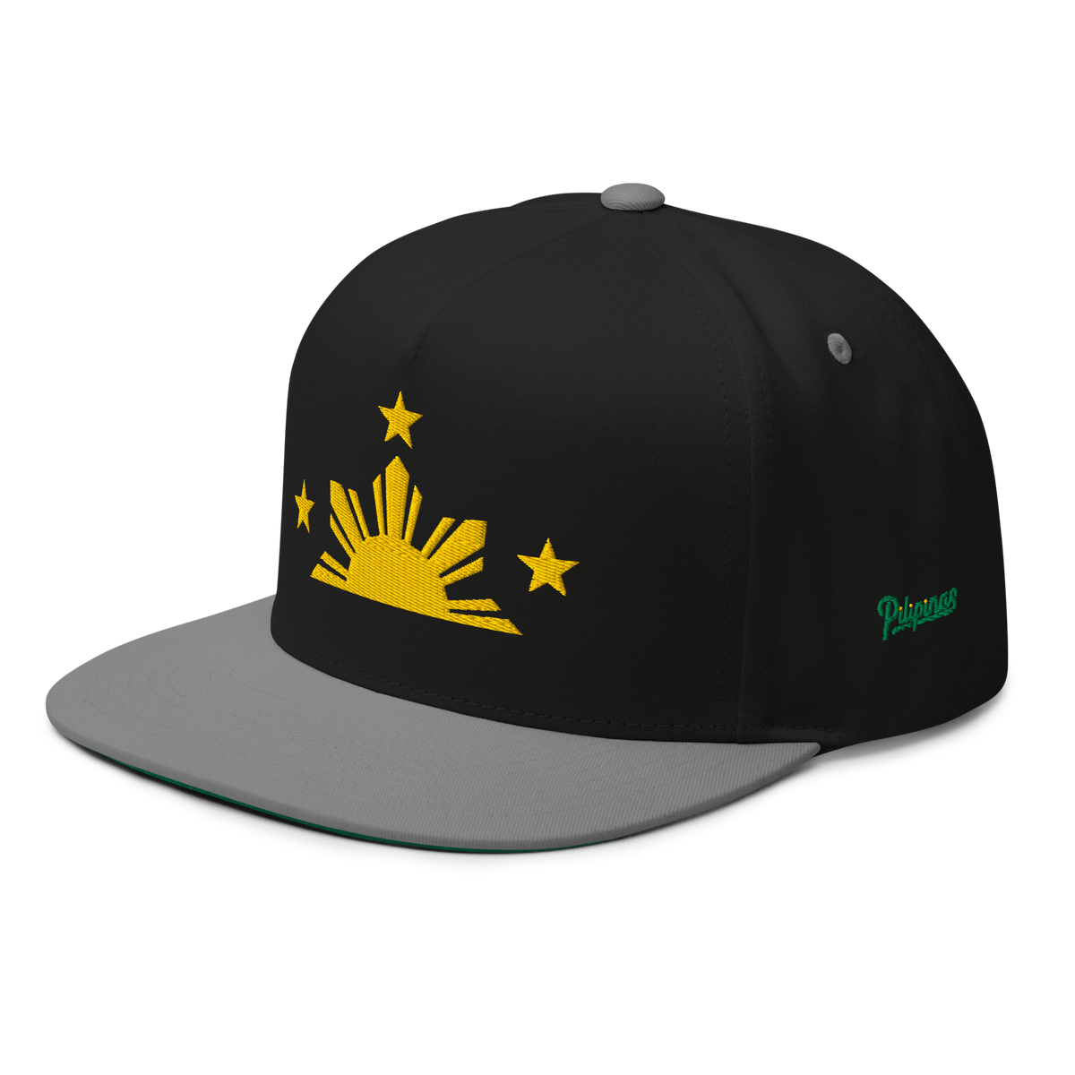Three Stars & Half-Sun + Script Flat Bill