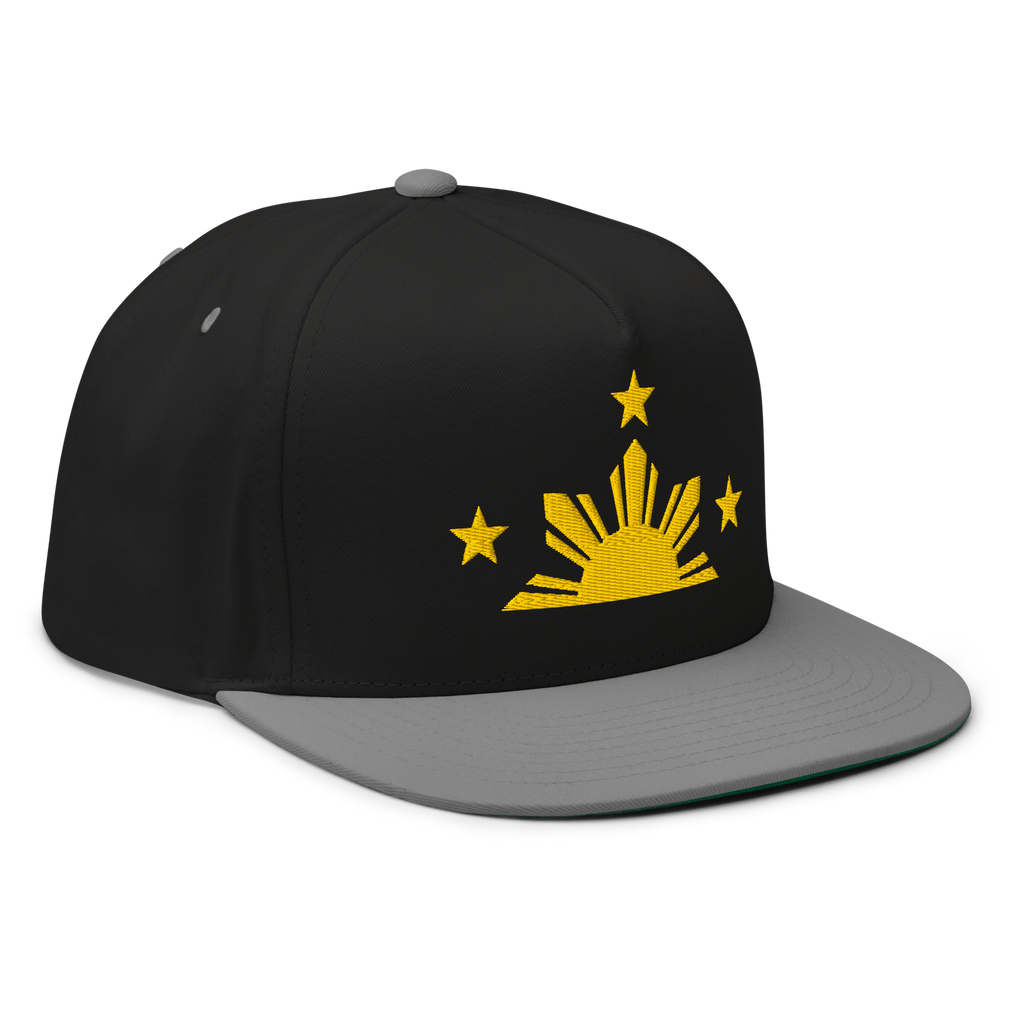 Three Stars & Half-Sun + Script Flat Bill