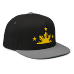 Three Stars & Half-Sun + Script Flat Bill