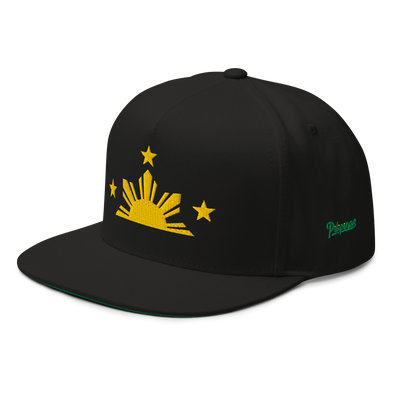 Three Stars & Half-Sun + Script Flat Bill
