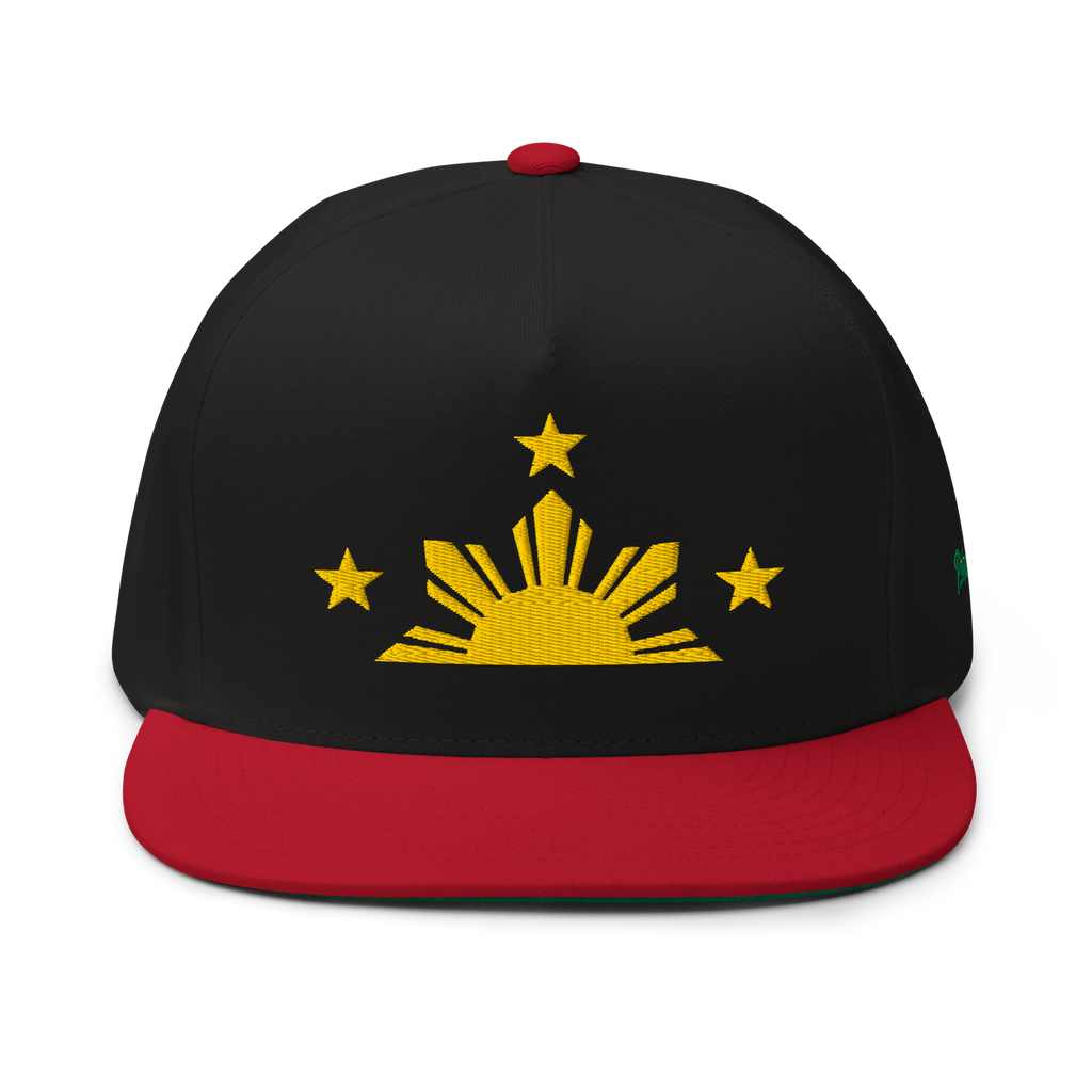 Three Stars & Half-Sun + Script Flat Bill