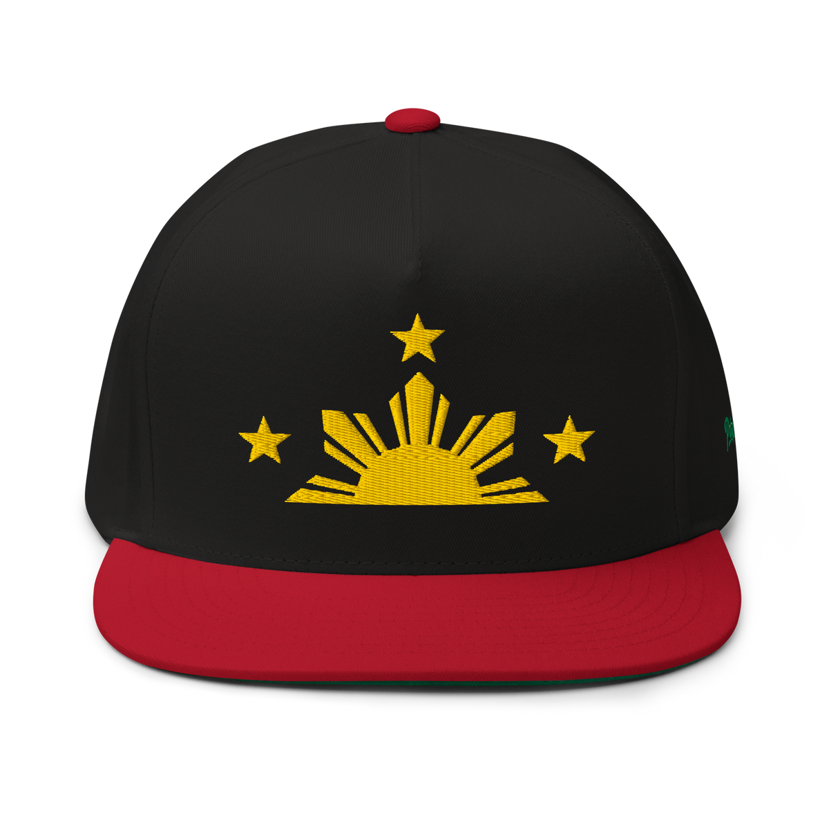 Three Stars & Half-Sun + Script Flat Bill