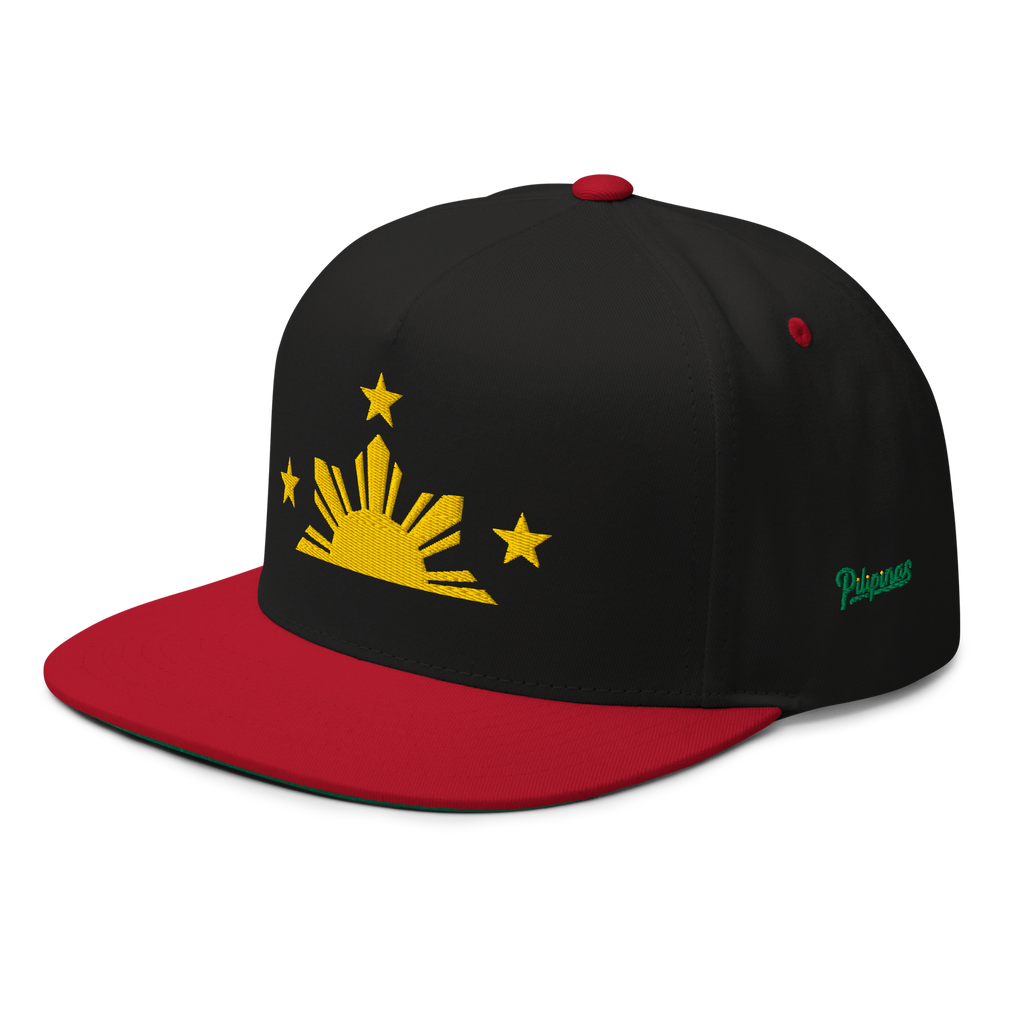 Three Stars & Half-Sun + Script Flat Bill