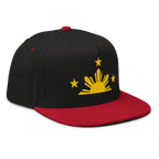 Three Stars & Half-Sun + Script Flat Bill