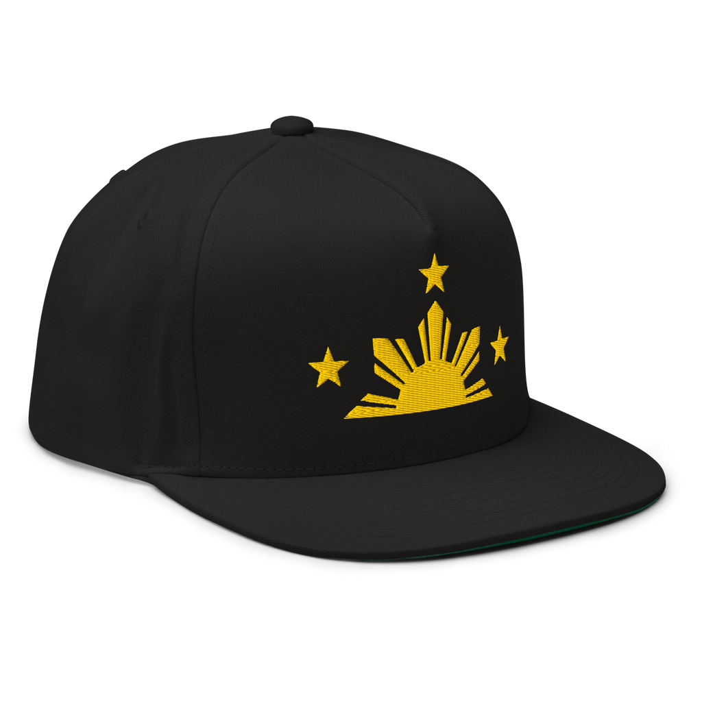 Three Stars & Half-Sun + Script Flat Bill