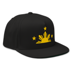 Three Stars & Half-Sun + Script Flat Bill