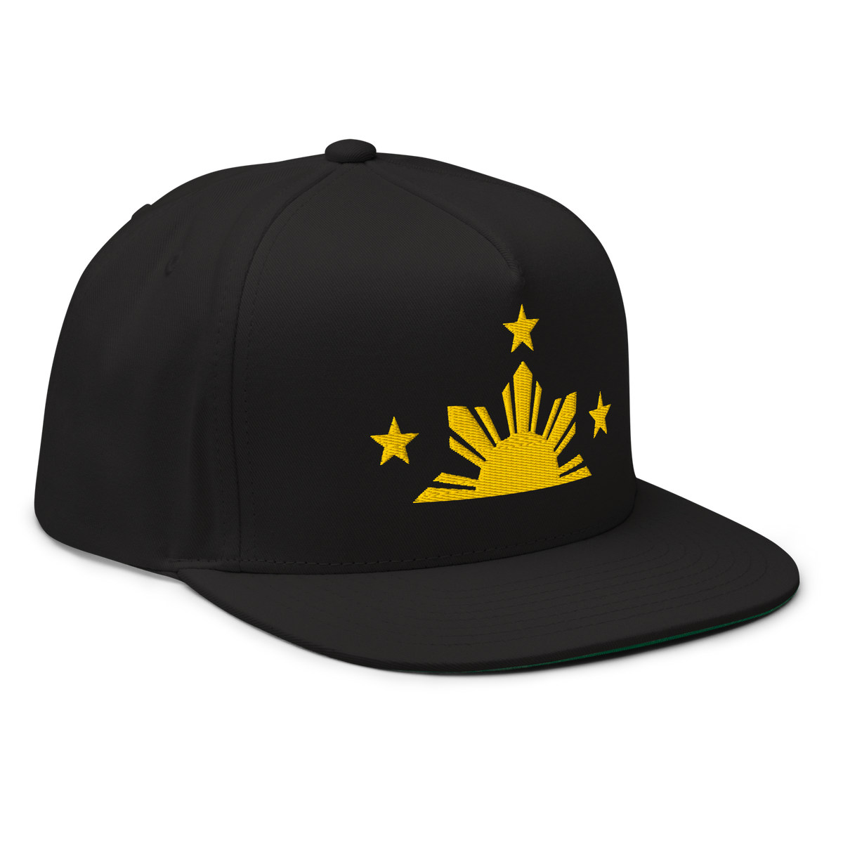 Three Stars & Half-Sun + Script Flat Bill