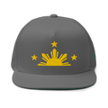 Three Stars & Half-Sun + Script Flat Bill