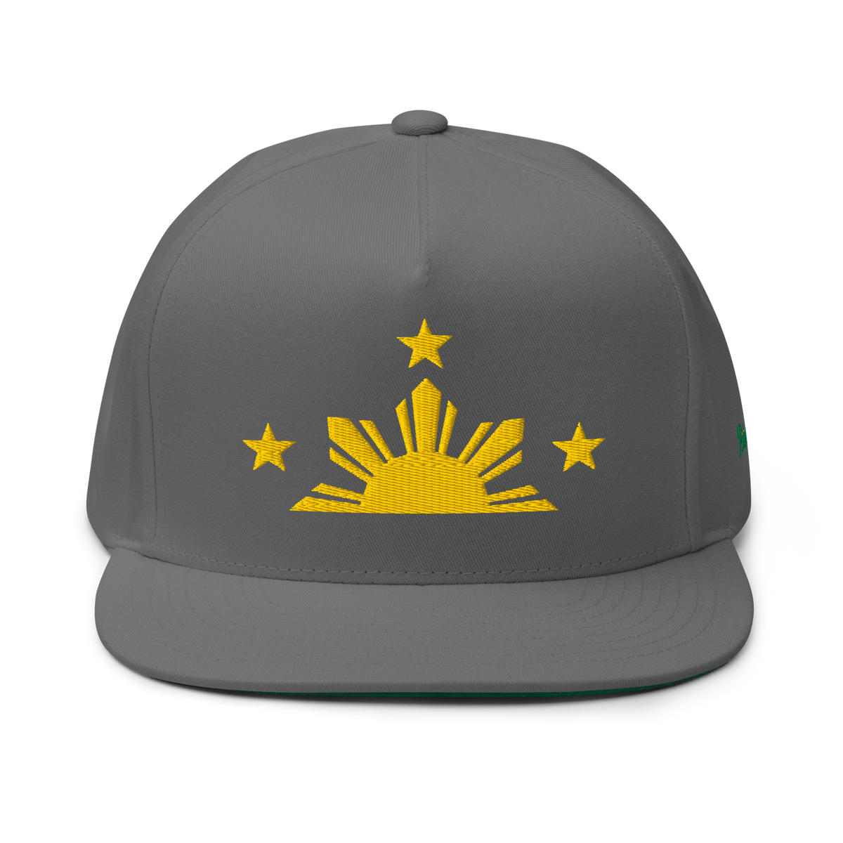 Three Stars & Half-Sun + Script Flat Bill