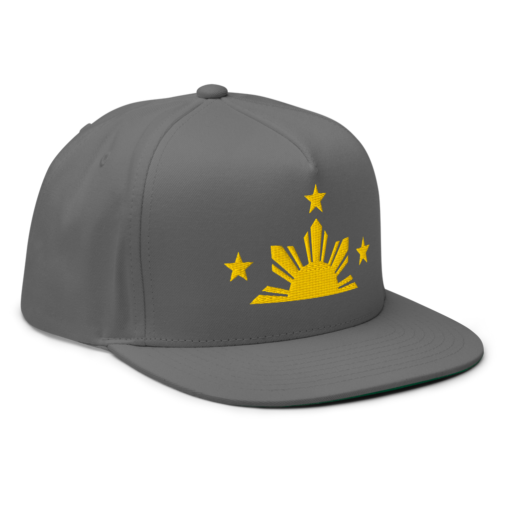 Three Stars & Half-Sun + Script Flat Bill
