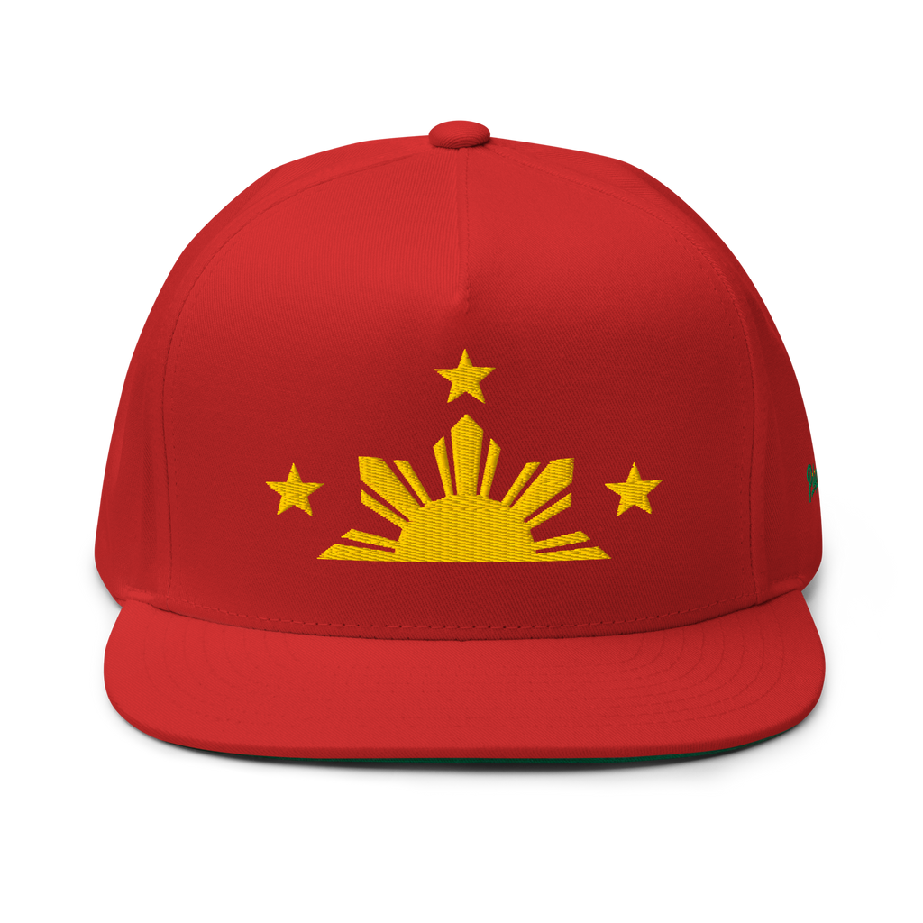 Three Stars & Half-Sun + Script Flat Bill