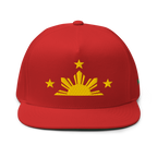 Three Stars & Half-Sun + Script Flat Bill
