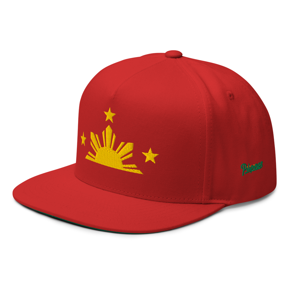 Three Stars & Half-Sun + Script Flat Bill