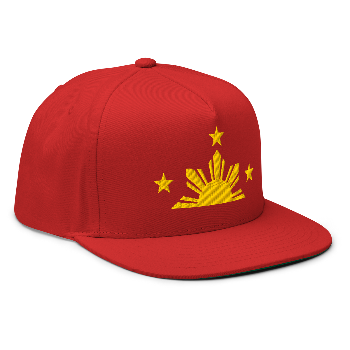 Three Stars & Half-Sun + Script Flat Bill