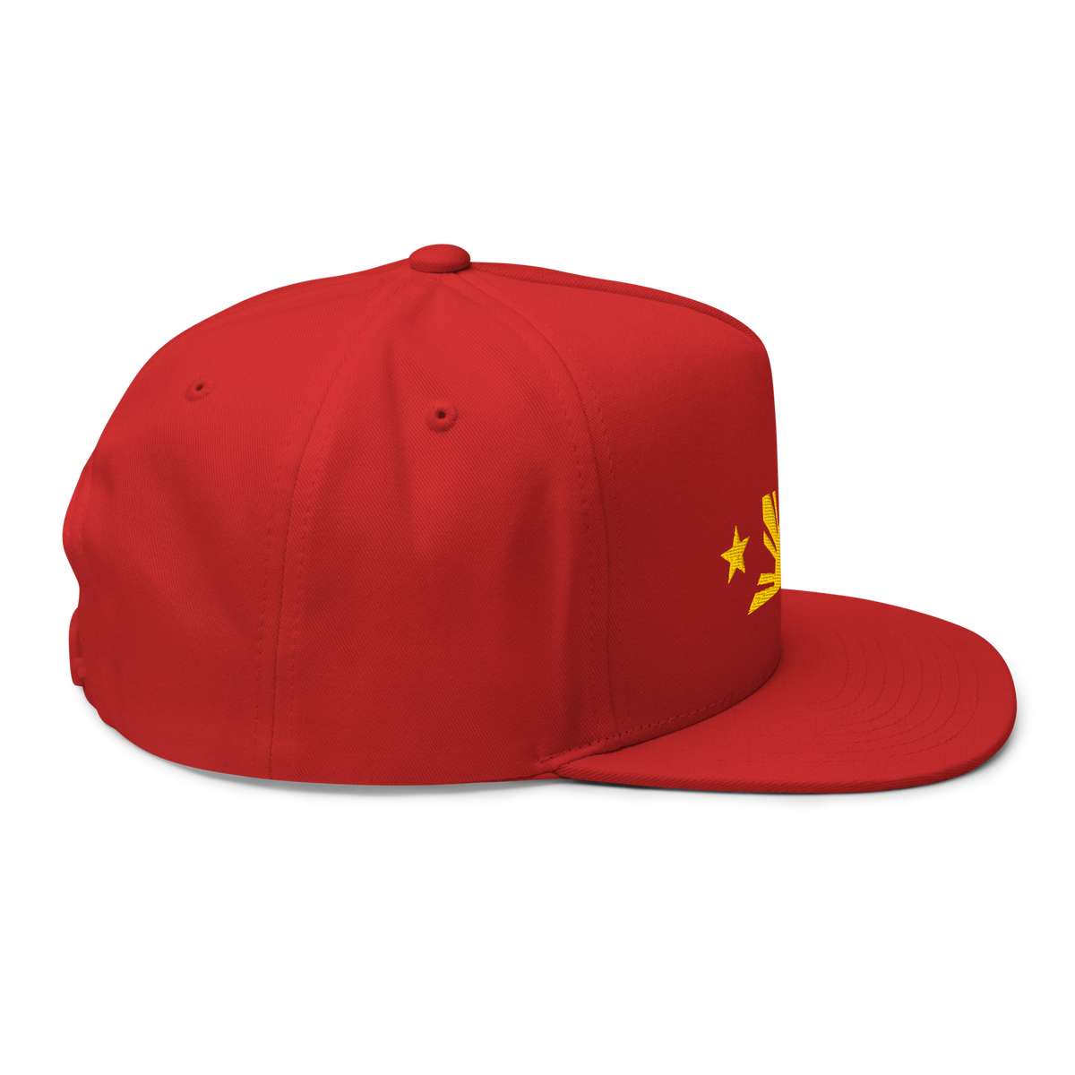 Three Stars & Half-Sun + Script Flat Bill