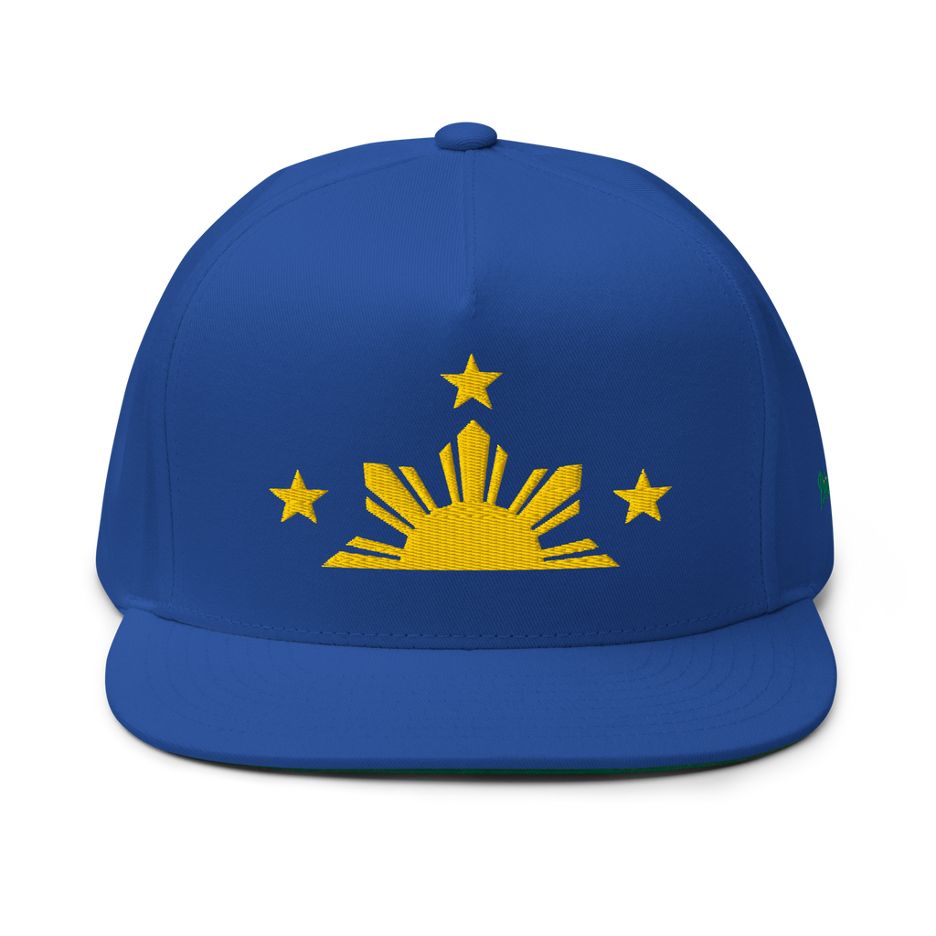 Three Stars & Half-Sun + Script Flat Bill