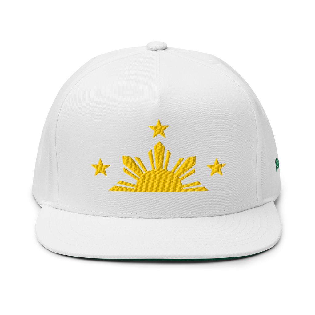 Three Stars & Half-Sun + Script Flat Bill