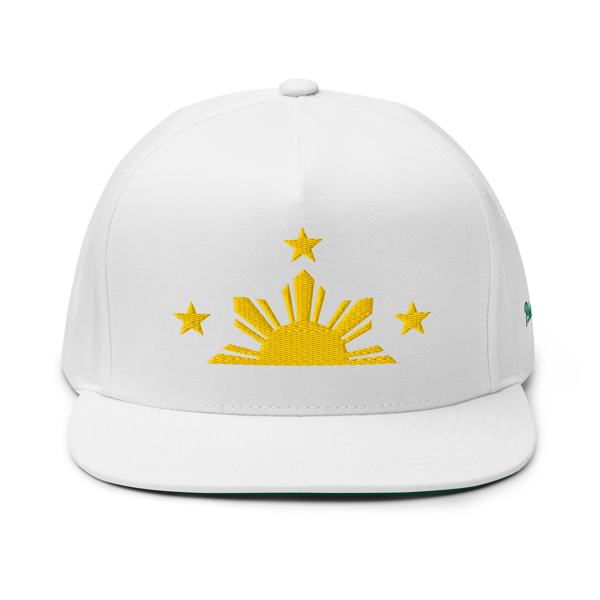Three Stars & Half-Sun + Script Flat Bill