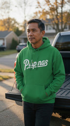 Script + Three Stars & Half-Sun Hoodie