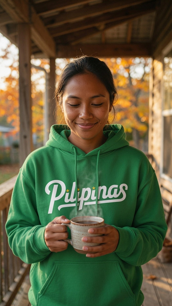Script + Three Stars & Half-Sun Hoodie
