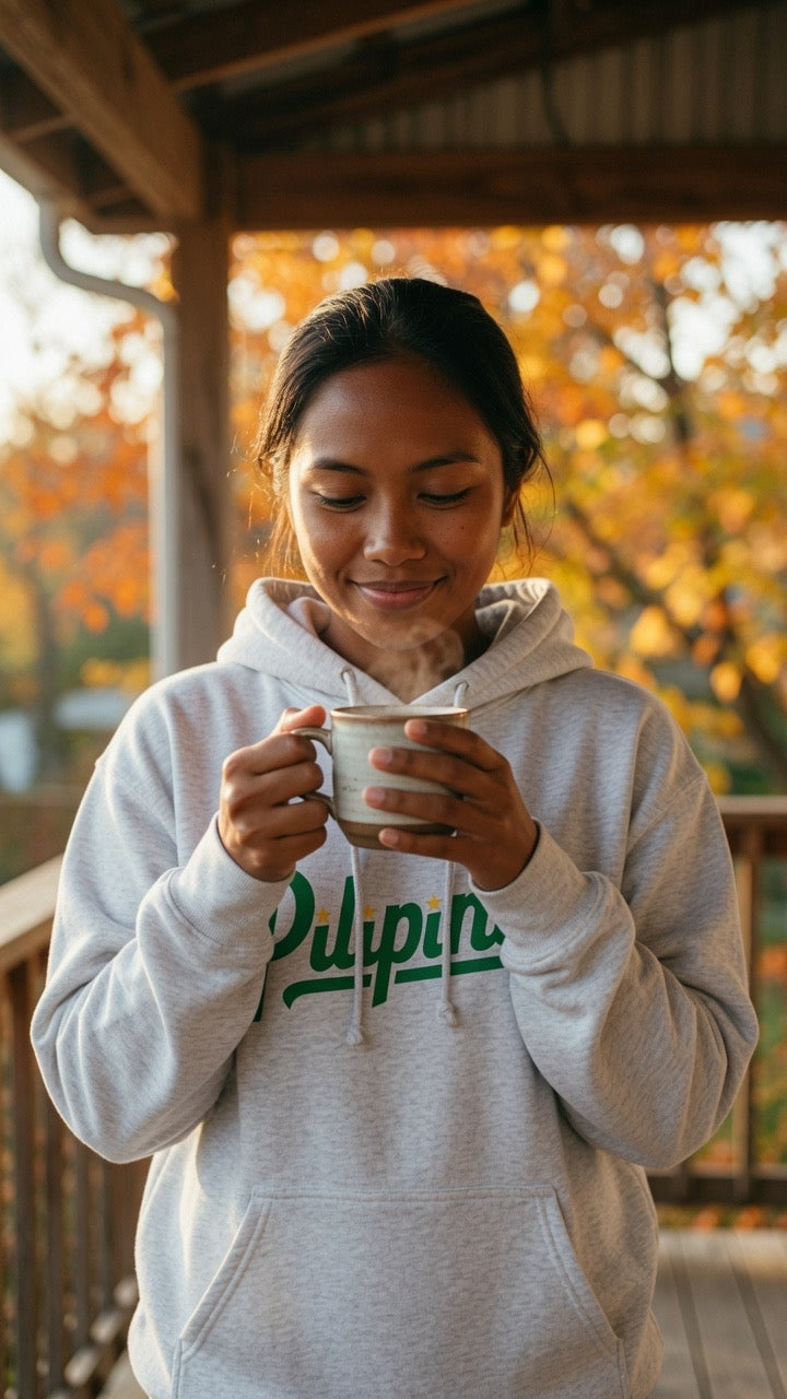 Script + Three Stars & Half-Sun Hoodie