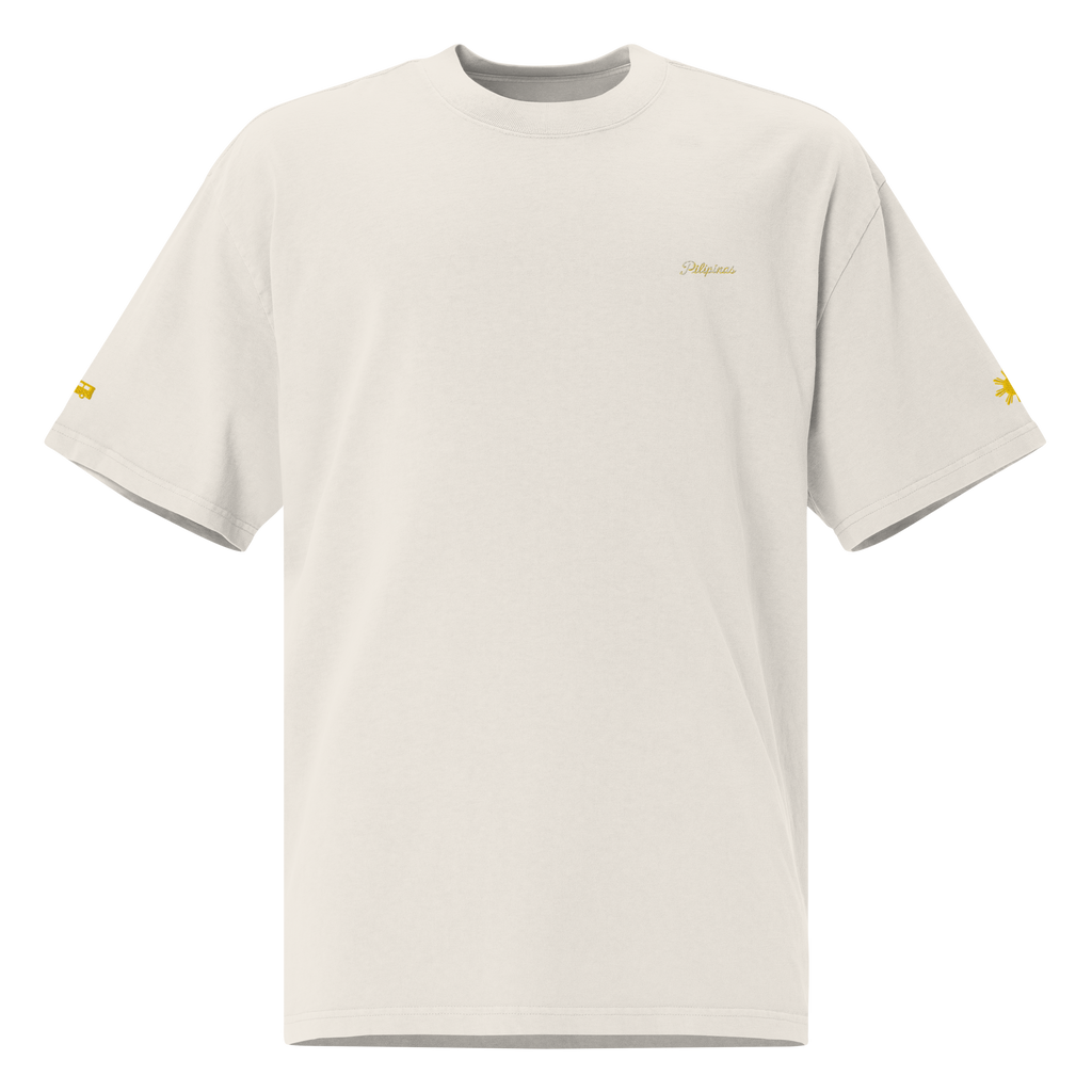 MODERN SCRIPT + SUN + JEEPNEY Oversized Tee