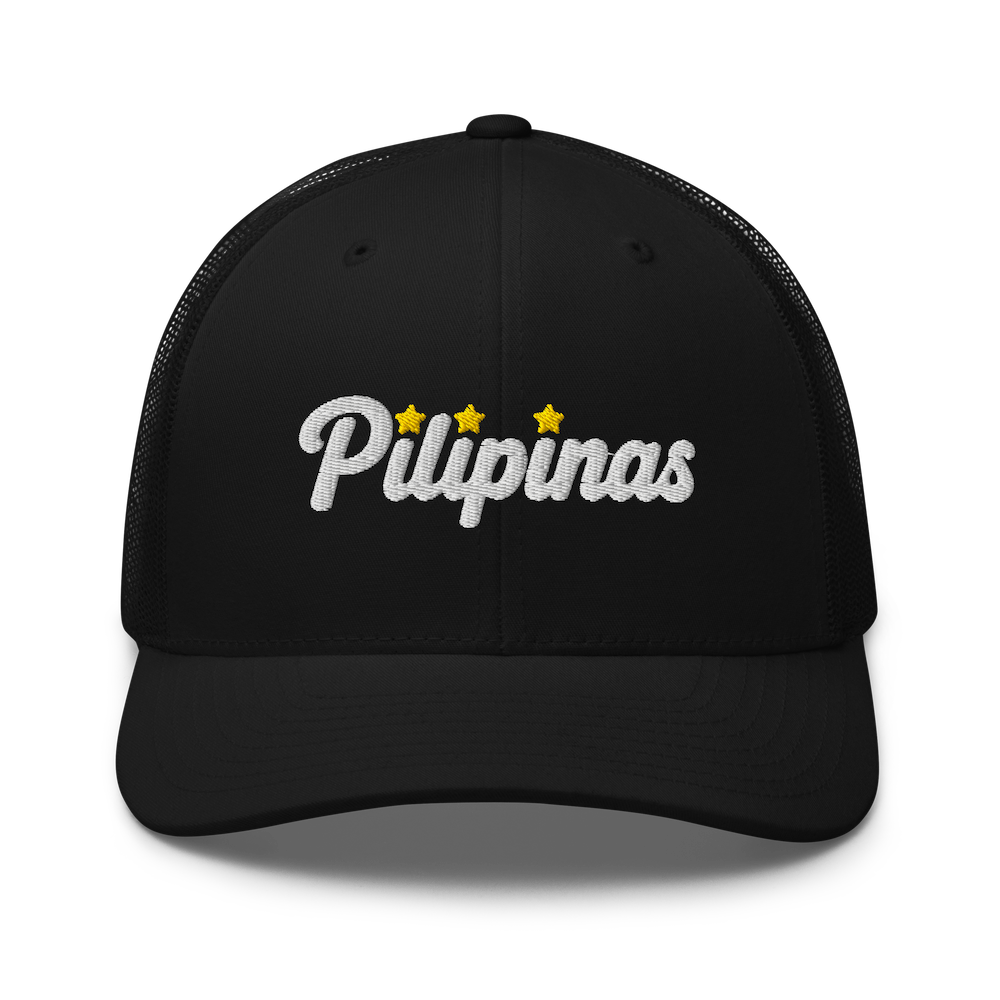 Three-Star Script Trucker Hat