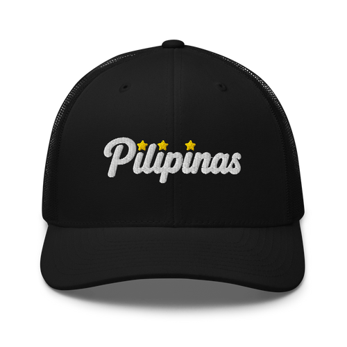 Three-Star Script Trucker Hat