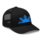 LIMITED: BLUE HALF-SUN Trucker