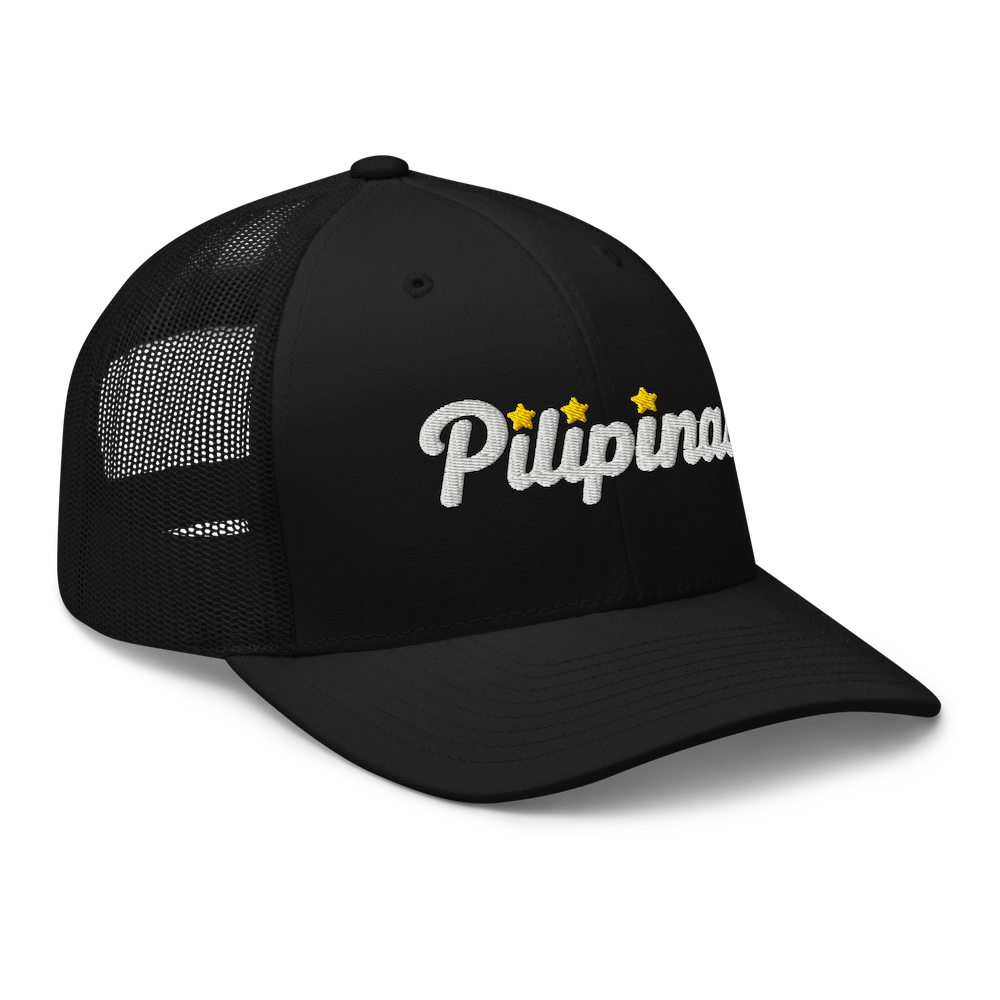 Three-Star Script Trucker Hat