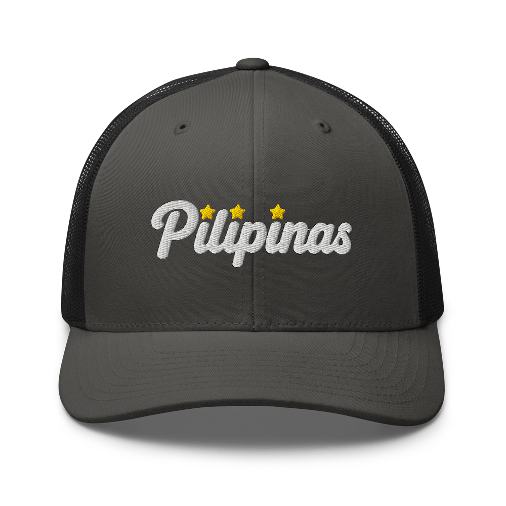 Three-Star Script Trucker Hat