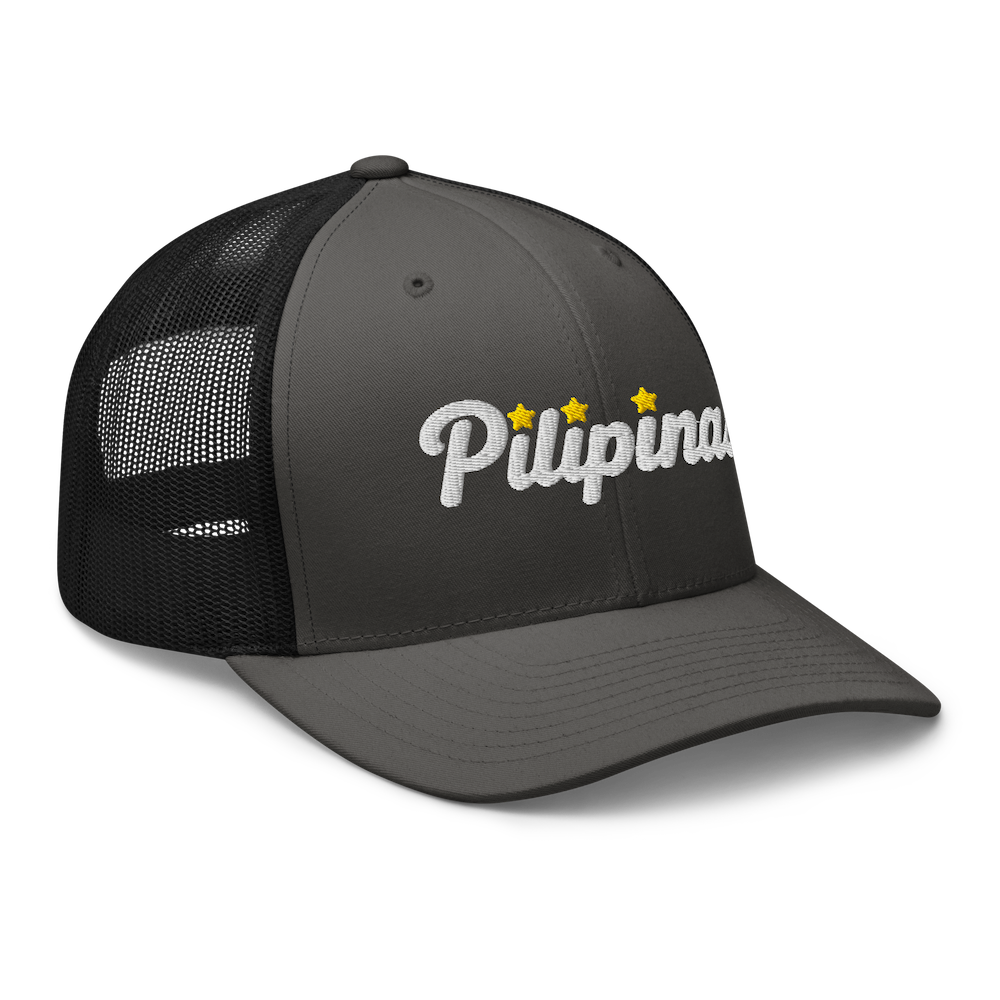 Three-Star Script Trucker Hat