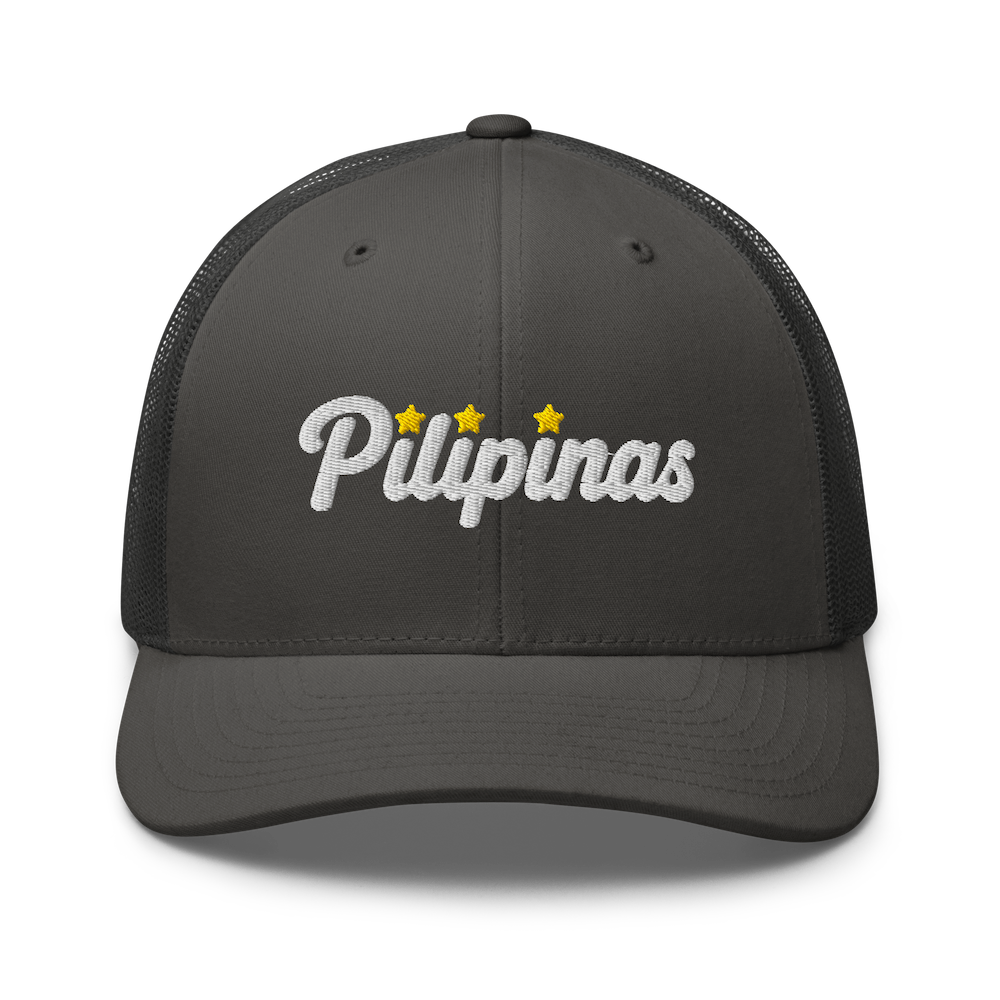 Three-Star Script Trucker Hat