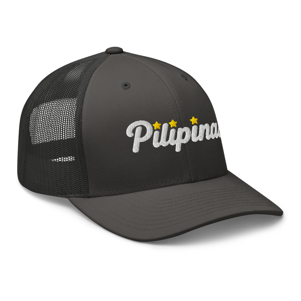 Three-Star Script Trucker Hat