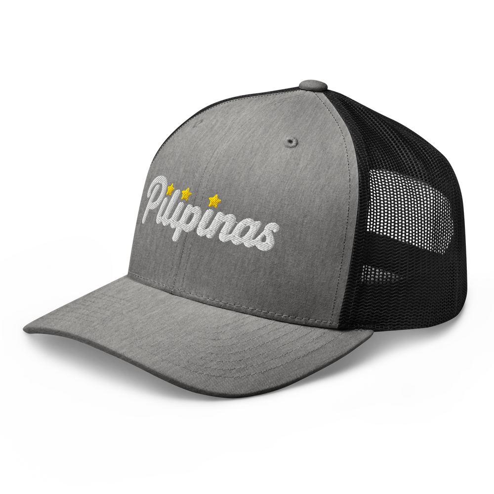 Three-Star Script Trucker Hat