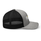 Three-Star Script Trucker Hat