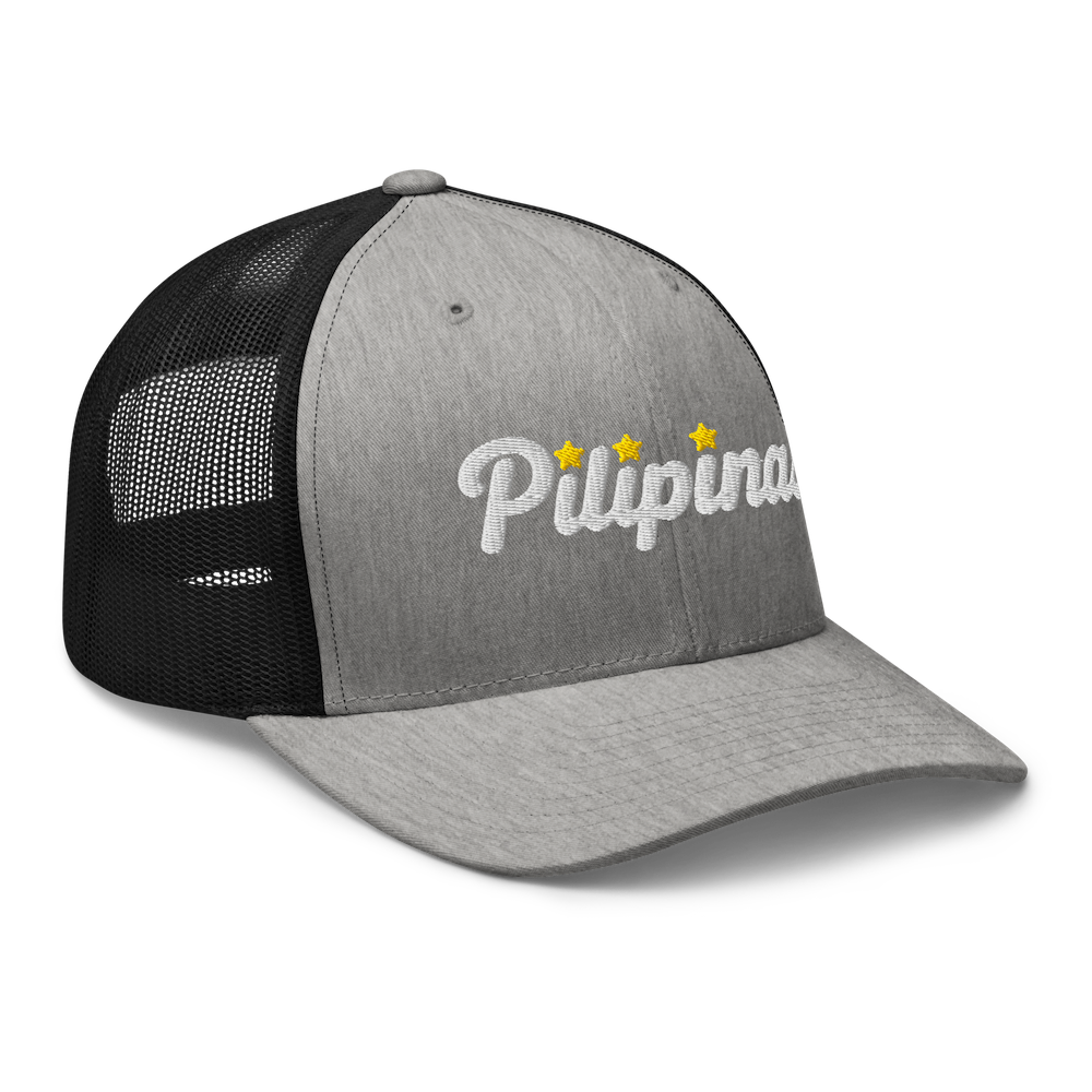 Three-Star Script Trucker Hat