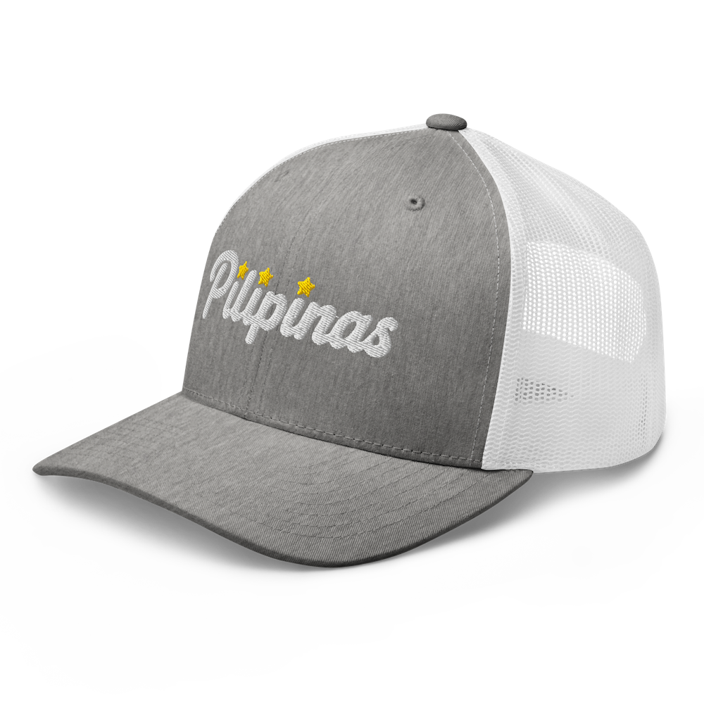 Three-Star Script Trucker Hat