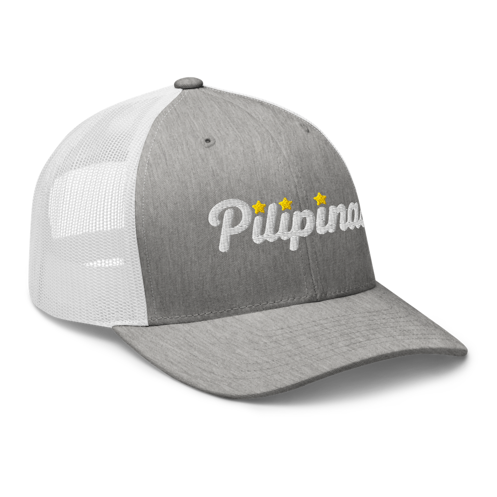 Three-Star Script Trucker Hat