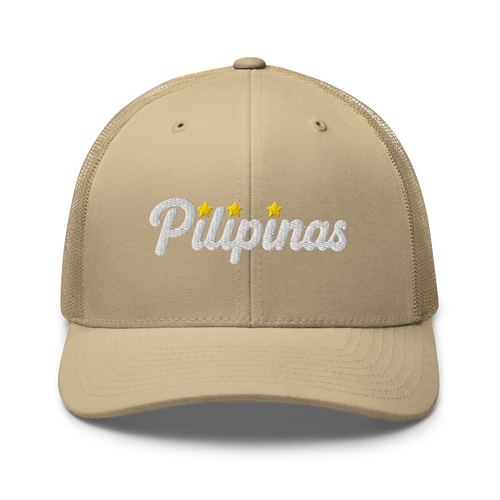 Three-Star Script Trucker Hat