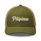 Three-Star Script Trucker Hat