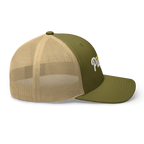 Three-Star Script Trucker Hat