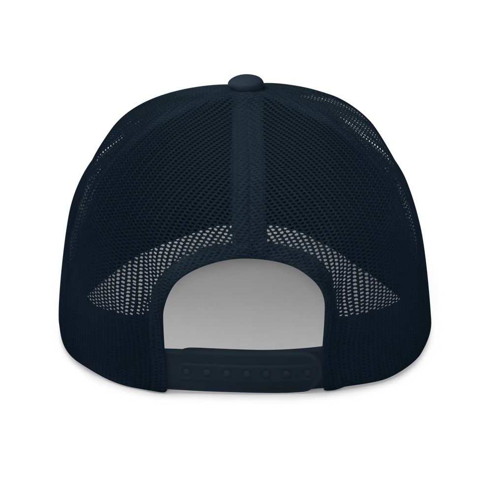 Three-Star Script Trucker Hat