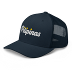 Three-Star Script Trucker Hat