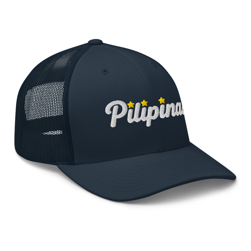 Three-Star Script Trucker Hat